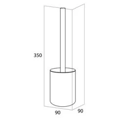 Tiger Toiletborstelhouder Sem Zwart 11 Tiger Toiletborstelhouder Sem Zwart -Badkamer Verkoop 123 8706
