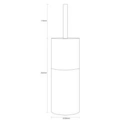 Sealskin Toiletborstelhouder Doppio Bruin 14 Sealskin Toiletborstelhouder Doppio Bruin -Badkamer Verkoop 123 8791