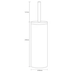 Sealskin Toiletborstel Met Houder Grace Wit 17 Sealskin Toiletborstel Met Houder Grace Wit -Badkamer Verkoop 123 8835