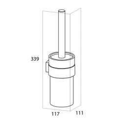 Tiger Toiletborstelhouder Nomad Hangend Zwart -Badkamer Verkoop 123 8944