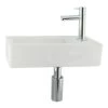 Differnz Fonteinset Helios Wit 36x18x8 Cm -Badkamer Verkoop 123 8975