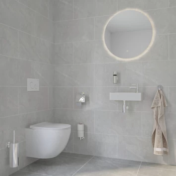 Marho Reserverolhouder Luxor Chroom 5 Marho Reserverolhouder Luxor Chroom - Afbeelding 3