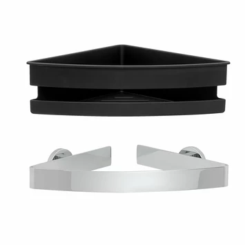 Tiger Noon Hoek Douchemand 22 X 8 X 22 Cm Chroom 5 Tiger Noon Hoek Douchemand 22 X 8 X 22 Cm Chroom - Afbeelding 3