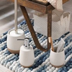 Sealskin Toiletborstel Met Houder Braid Wit -Badkamer Verkoop 123 9078