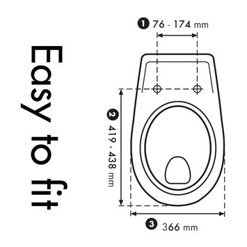 Cedo WC Bril Sneaker 5 Cedo WC Bril Sneaker - Afbeelding 3