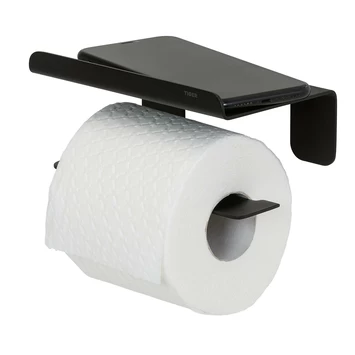 Tiger Colar Toiletrolhouder Met Planchet Zwart 5 Tiger Colar Toiletrolhouder Met Planchet Zwart - Afbeelding 3