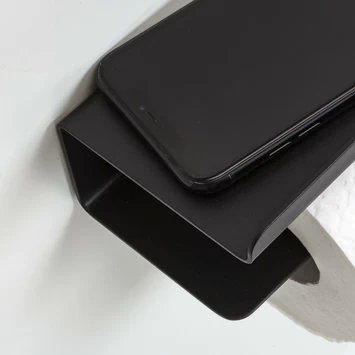 Tiger Colar Toiletrolhouder Met Planchet Zwart 8 Tiger Colar Toiletrolhouder Met Planchet Zwart - Afbeelding 6