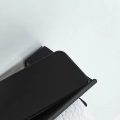 Tiger Colar Toiletrolhouder Met Planchet Zwart 19 Tiger Colar Toiletrolhouder Met Planchet Zwart -Badkamer Verkoop 123 9104