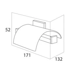 Tiger Toiletrolhouder Items Met Klep RVS 7 Tiger Toiletrolhouder Items Met Klep RVS -Badkamer Verkoop 123 9148