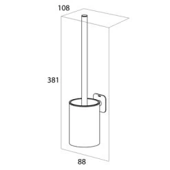 Tiger Toiletborstelhouder Colar Hangend Chroom 21 Tiger Toiletborstelhouder Colar Hangend Chroom -Badkamer Verkoop 123 9158