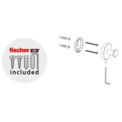 Marho Handdoekhaak Luxor Groot Brons Koper -Badkamer Verkoop 123 9173