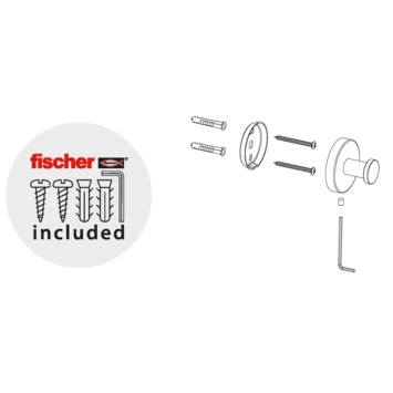 Marho Handdoekhaak Luxor Groot Geborsteld Messing 8 Marho Handdoekhaak Luxor Groot Geborsteld Messing - Afbeelding 6