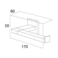 Tiger Toiletrolhouder Items RVS 9 Tiger Toiletrolhouder Items RVS -Badkamer Verkoop 123 9195