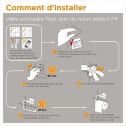 Tiger Haak Colar 4-delig RVS 20 Tiger Haak Colar 4-delig RVS -Badkamer Verkoop 123 9215