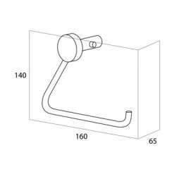 Tiger Toiletrolhouder Sem Zwart 15 Tiger Toiletrolhouder Sem Zwart -Badkamer Verkoop 123 9295