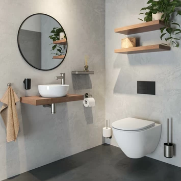 Tiger Cooper Toiletborstel Met Houder RVS Geborsteld / Zwart 6 Tiger Cooper Toiletborstel Met Houder RVS Geborsteld / Zwart - Afbeelding 4