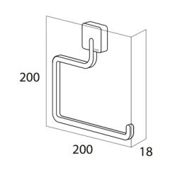 Tiger Toiletrolhouder Impuls RVS -Badkamer Verkoop 123 9323