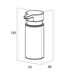 Tiger Zeepdispenser Noon Vrijstaand Zwart -Badkamer Verkoop 123 9347