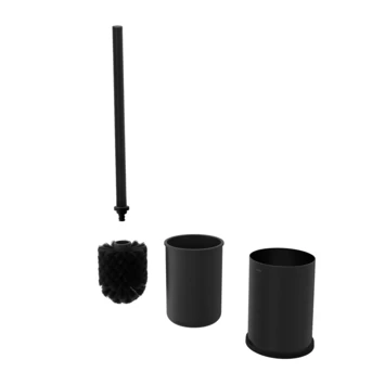 Tiger Toiletborstelhouder Colar Staand Zwart 4 Tiger Toiletborstelhouder Colar Staand Zwart - Afbeelding 2