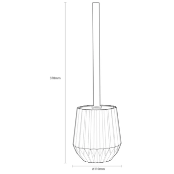Sealskin Toiletborstel Met Houder Arte Zwart 9 Sealskin Toiletborstel Met Houder Arte Zwart - Afbeelding 7