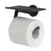 Tiger Toiletrolhouder Noon Met Planchet Zwart -Badkamer Verkoop 123 9491