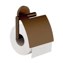 Marho Toiletrolhouder Luxor Met Klep Brons Koper -Badkamer Verkoop 123 9523