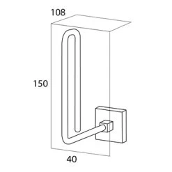 Tiger Reserverolhouder Melbourne Hangend RVS -Badkamer Verkoop 123 9535