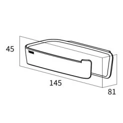 Tiger Toiletrolhouder TESS Wit 17 Tiger Toiletrolhouder TESS Wit -Badkamer Verkoop 123 9551