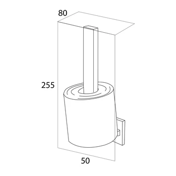 Tiger Reserverolhouder Items Hangend RVS 7 Tiger Reserverolhouder Items Hangend RVS - Afbeelding 5