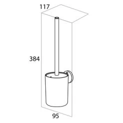 Tiger Toiletborstelhouder Urban Hangend Wit -Badkamer Verkoop 123 9607