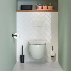 Tiger Toiletborstelhouder Carv Vrijstaand Zwart 11 Tiger Toiletborstelhouder Carv Vrijstaand Zwart -Badkamer Verkoop 123 9615