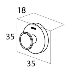 Tiger Haak Urban Klein Zwart -Badkamer Verkoop 123 9633