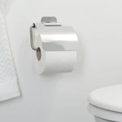 Tiger Toiletrolhouder Colar Met Klep Chroom -Badkamer Verkoop 123 9647