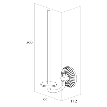 Tiger Reserverolhouder Ivy Chroom/wit Hangend 8 Tiger Reserverolhouder Ivy Chroom/wit Hangend - Afbeelding 6