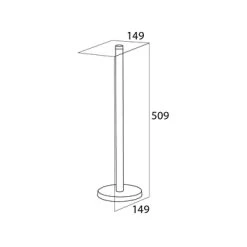 Tiger Reserverolhouder Zwart -Badkamer Verkoop 123 9704