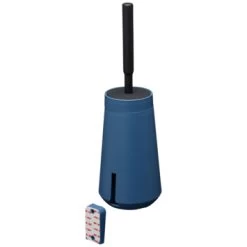 Tiger Toiletborstelhouder TESS Met Swoop Borstel Flexibel Blauw/zwart -Badkamer Verkoop 123 9709