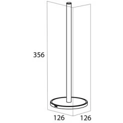 Tiger Vrijstaande Reserverolhouder Tune RVS -Badkamer Verkoop 123 9754
