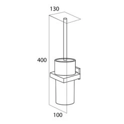 Tiger Toiletborstelhouder Items Hangend RVS -Badkamer Verkoop 123 9768