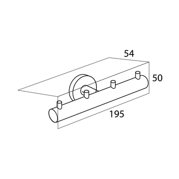 Tiger Haak Boston 4-delig Chroom 5 Tiger Haak Boston 4-delig Chroom - Afbeelding 3