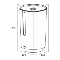 Tiger Reserverolhouder TESS Met Deksel Vrijstaand Blauw/zwart 13 Tiger Reserverolhouder TESS Met Deksel Vrijstaand Blauw/zwart -Badkamer Verkoop 123 9909