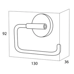 Handson Toiletrolhouder Smart Chroom -Badkamer Verkoop 123 9912