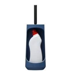 Tiger Toiletborstelhouder TESS Met Opbergfunctie Vrijstaand En Swoop Borstel Flexibel Blauw/zwart -Badkamer Verkoop 123 9932